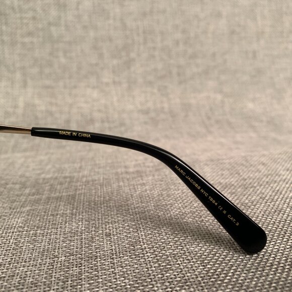 MARC JACOBS Marc 690/G/S 8079O  Black/ Gold  NWTs main image 10